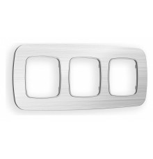 Рамка на 3 поста Ambrella Volt Radian Металл OF580103