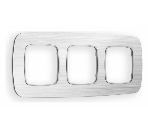 Рамка на 3 поста Ambrella Volt Radian Металл OF580103