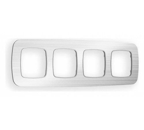 Рамка на 4 поста Ambrella Volt Radian Металл OF580104