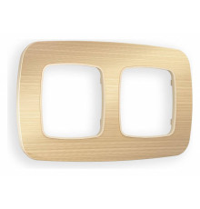 Рамка на 2 поста Ambrella Volt Radian Металл OF580302