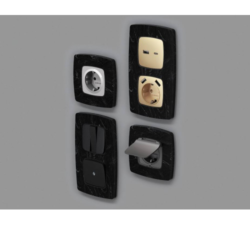 Рамка на 3 поста Ambrella Volt Opera OF940703