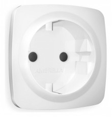 Накладка для розетки с заземлением и со шторками Ambrella Volt Quant OP1270