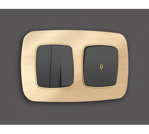 Клавиша для выключателя одноклавишного c подсветкой Ambrella Volt Quant OP9020