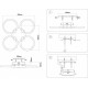 Потолочная люстра Ambrella Light FA FA3808
