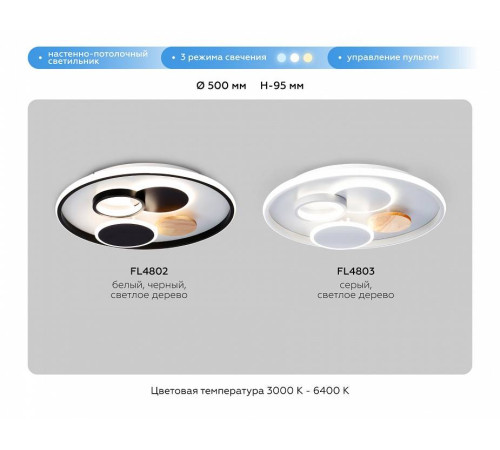 Накладной светильник Ambrella light Comfort 110 Вт FL4802