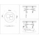 Накладной светильник Ambrella light Comfort 110 Вт FL4802