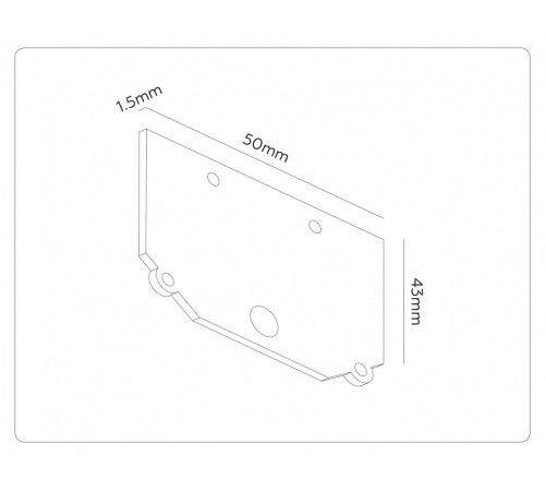 Заглушка для трека Ambrella Light TRACK SYSTEM GL1990