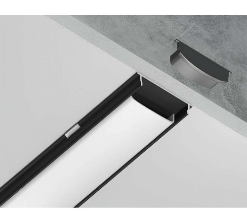 Профиль накладной гибкий Ambrella Light GP GP1600BK