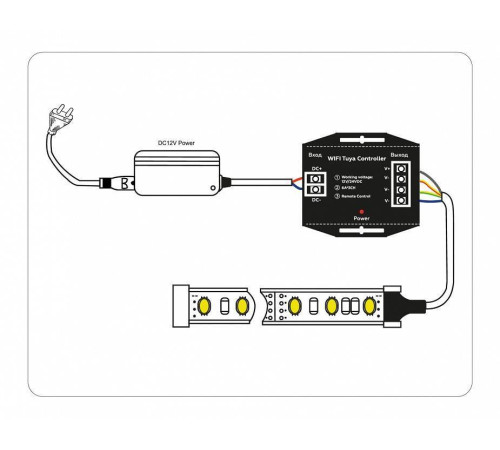 Контроллер-регулятор цвета RGB с пультом ДУ Ambrella Light GS GS11551