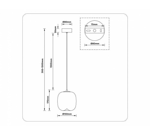 Подвесной светильник Ambrella light LH LH11091