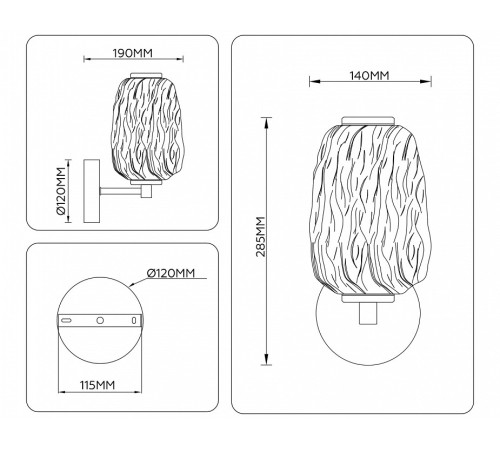 Бра Ambrella Light LH LH30108