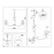 Подвесная люстра Ambrella Light HIGH LIGHT LH57091