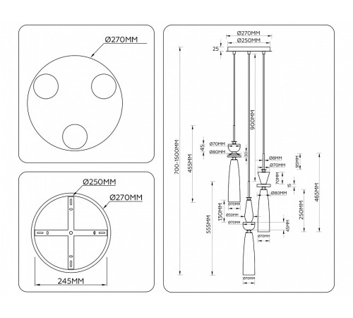 Подвесной светильник Ambrella Light LH LH75367