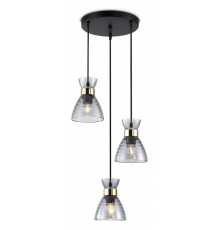 Подвесной светильник Ambrella light TR TR3408 1xE27 черный/золото TR3408