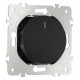 Выключатель одноклавишный с подсветкой без рамки Arte Milano 202 202.31-1.black