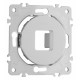 Розетка для вывод кабеля без рамки Arte Milano am-202 202.49-1.silver