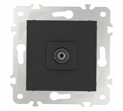 ТВ-розетка без рамки Arte Milano am-203 203.43-1.black