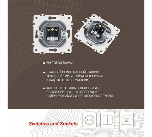 ТВ-розетка без рамки Arte Milano am-205 205.43-1.silver