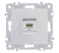 Розетка Ethernet RJ-45 без рамки Arte Milano am-206 206.45-1.silver