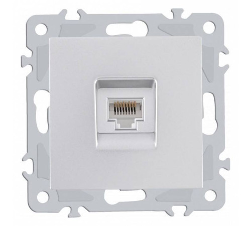 Розетка Ethernet RJ-45 без рамки Arte Milano am-206 206.45-1.silver