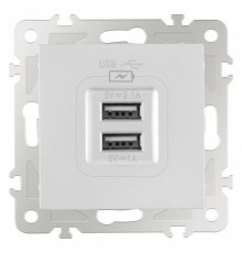 Розетка USB, без рамки Arte Milano am-206 206.46-1.silver