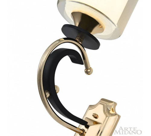 Бра Arte Milano Florentia-2237 302237/1W Bk/Gd