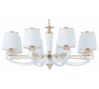 Подвесная люстра Arte Milano Florentia-2457 8 ламп 302457/8 Wh/Gd