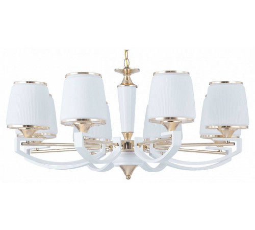 Подвесная люстра Arte Milano Florentia-2457 8 ламп 302457/8 Wh/Gd