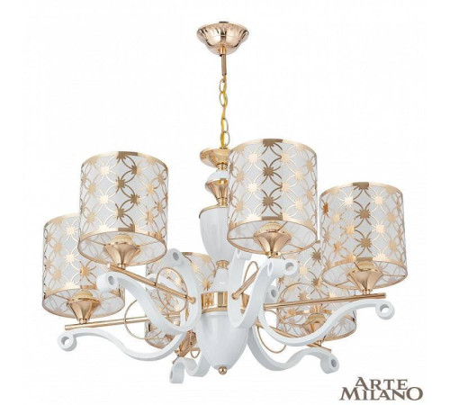 Подвесная люстра Arte Milano Florentia-3097 303097/6 Wh/Gd