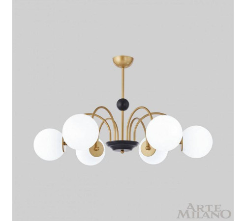 Люстра на штанге Arte Milano AM-Napoli 312066/D850/6 BS/BK