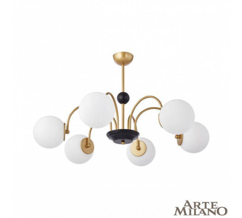 Люстра на штанге Arte Milano AM-Napoli 312066/D850/6 BS/BK
