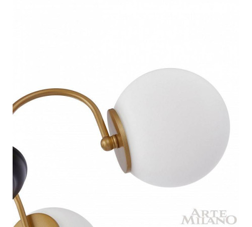 Люстра на штанге Arte Milano AM-Napoli 312066/D940/8 BS/BK