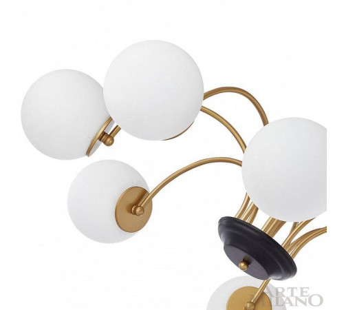 Люстра на штанге Arte Milano AM-Napoli 312066/D940/8 BS/BK