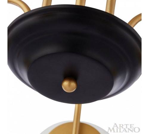 Люстра на штанге Arte Milano AM-Napoli 312066/D940/8 BS/BK