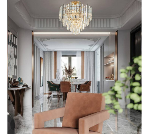 Люстра на штанге Arte Milano Sorrento-4409 374409/6/60/400 GD