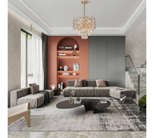 Люстра на штанге Arte Milano Sorrento-8019 378019/6/300/390 GD