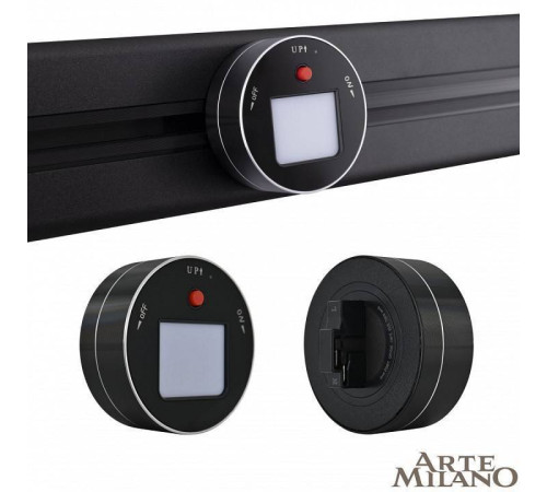 Накладной светильник Arte Milano Am-track-sockets 380011TL/Light Black