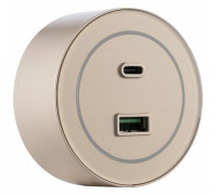 Розетка USB и type C на треке Arte Milano Am-track-sockets-39 399732TS/USB-Type-C Gold