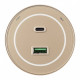 Розетка USB и type C на треке Arte Milano Am-track-sockets-39 399732TS/USB-Type-C Gold
