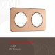 Рамка на 2 поста Arte Milano am-502.07 502.07-2.brown