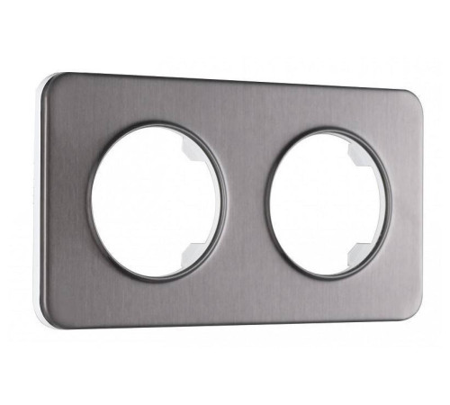 Рамка на 2 поста Arte Milano am-502.07 502.07-2.grey
