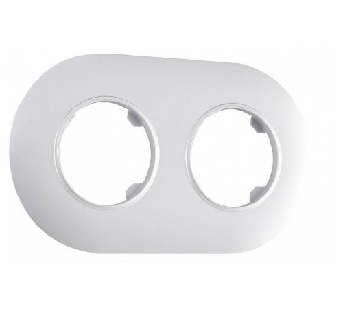 Рамка на 2 поста Arte Milano am-502.08 502.08-2.silver