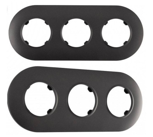 Рамка на 3 поста Arte Milano am-502.08 502.08-3.black