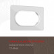 Рамка для двойной розетки Arte Milano am-502.13 502.13-double.silver