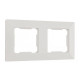 Рамка на 2 поста Arte Milano am-503.03 503.03-2.white