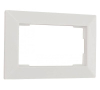 Рамка для двойной розетки Arte Milano am-503.03 503.03-double.white