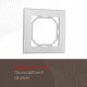 Рамка на 1 пост Arte Milano am-503.06 503.06-1.silver