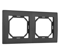 Рамка на 2 поста Arte Milano am-503.06 503.06-2.black