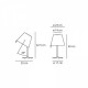 Настольная лампа декоративная Artemide 0710010A