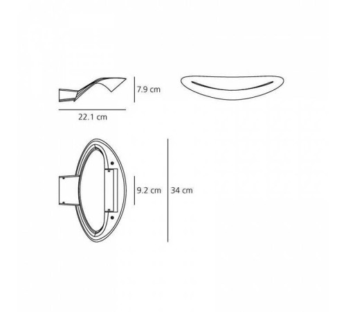 Накладной светильник Artemide 0916040A